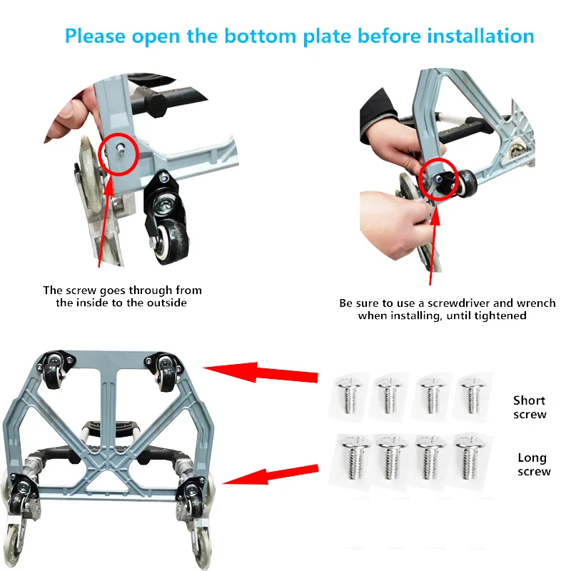 Good Quality Aluminum Telescopic Foldable Transport Truck Personal Shopping Trolley Carts