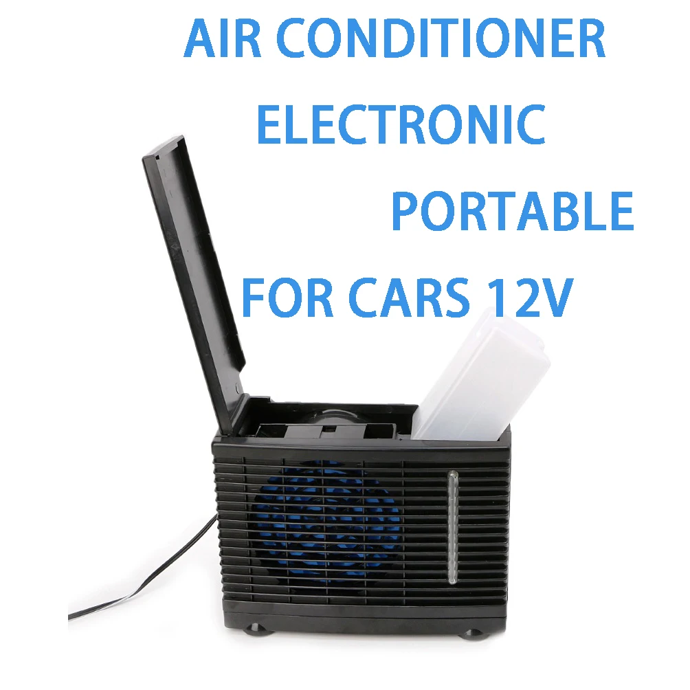 

Air Conditioner Electronic Portable For Cars Adjustable Car Cooler Cooling Fan With Security Protection Water Ice Evaporative