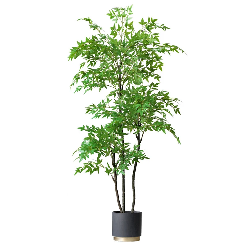 78inLargeArtificialTreeNandinaPlantsTropicalPalmTreeFake