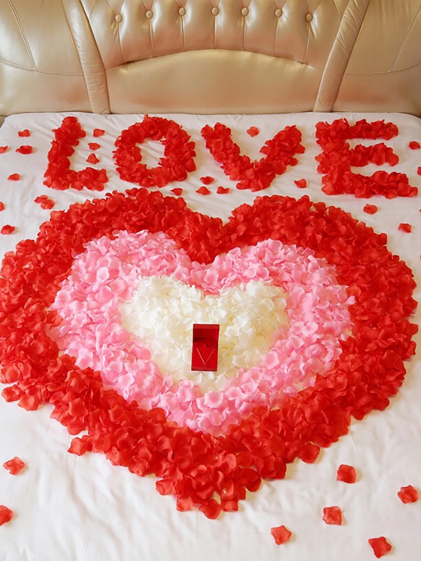 1000 Petals Artificial Silk Rose Petals Valentine's Day Wedding Party Pasty Tabel Decorations Romantic Night Party
