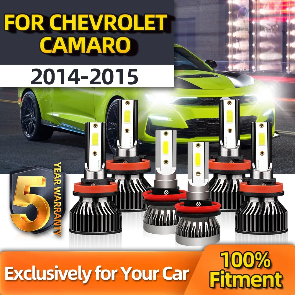 

Crossfox 6500K Super Bright High H9 Low H11 LED Headlights Fog Lamp H11 110W Plug&Play For Chevrolet Camaro 2014 2015