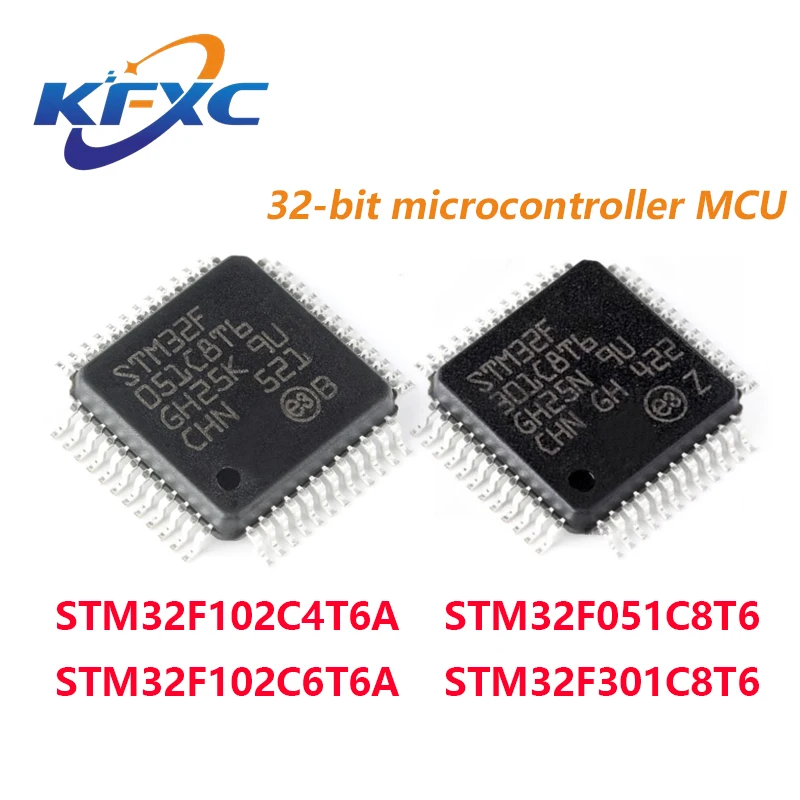 

STM32F102C4T6A STM32F102C6T6A STM32F051C8T6 STM32F301C8T6 STM32F102C4 STM32F102C6 STM32F051C8 STM32F301C8 STM IC MCU Chip LQFP48