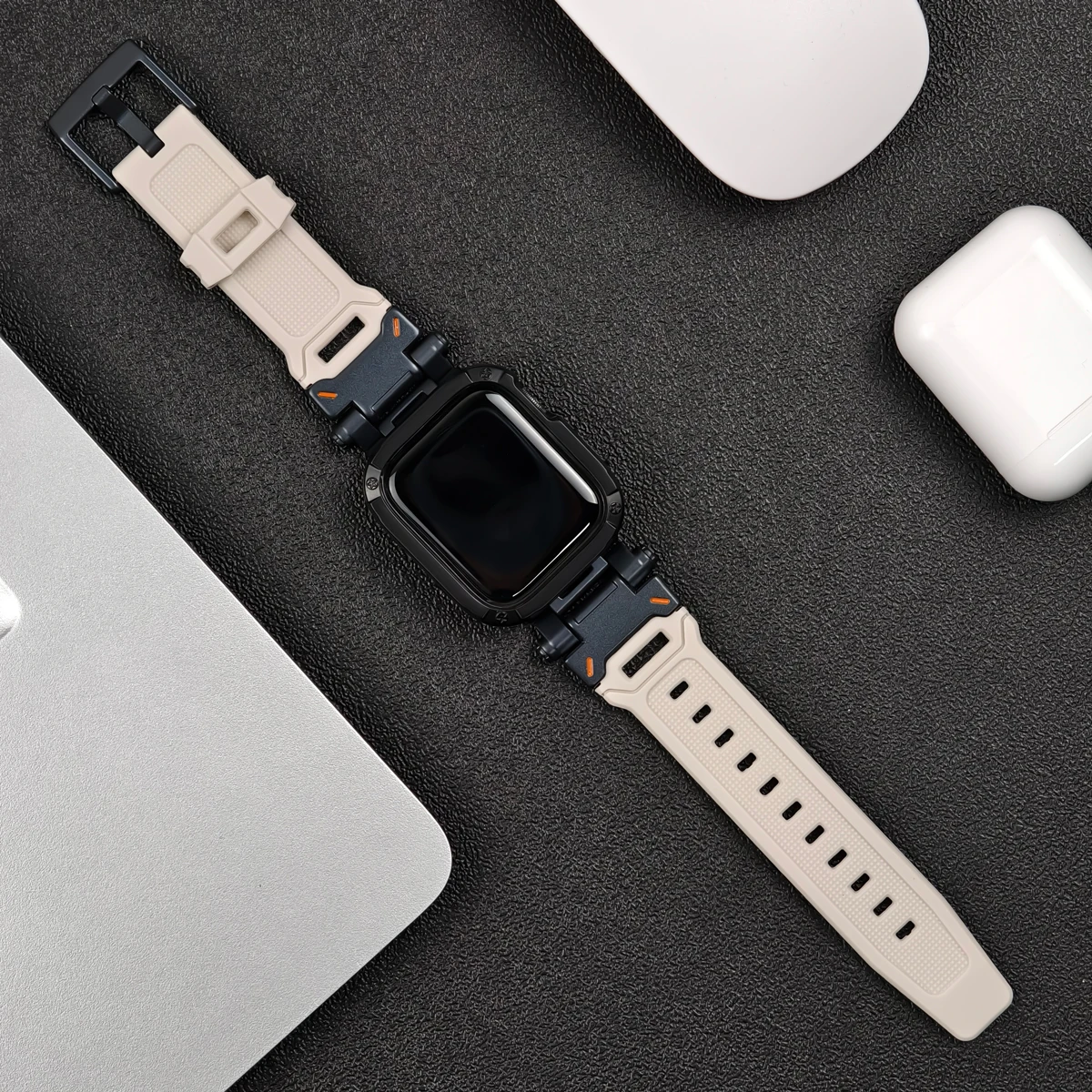 Premium TPU Case & Silicone Strap for Apple Watch - Ultra Protection Series