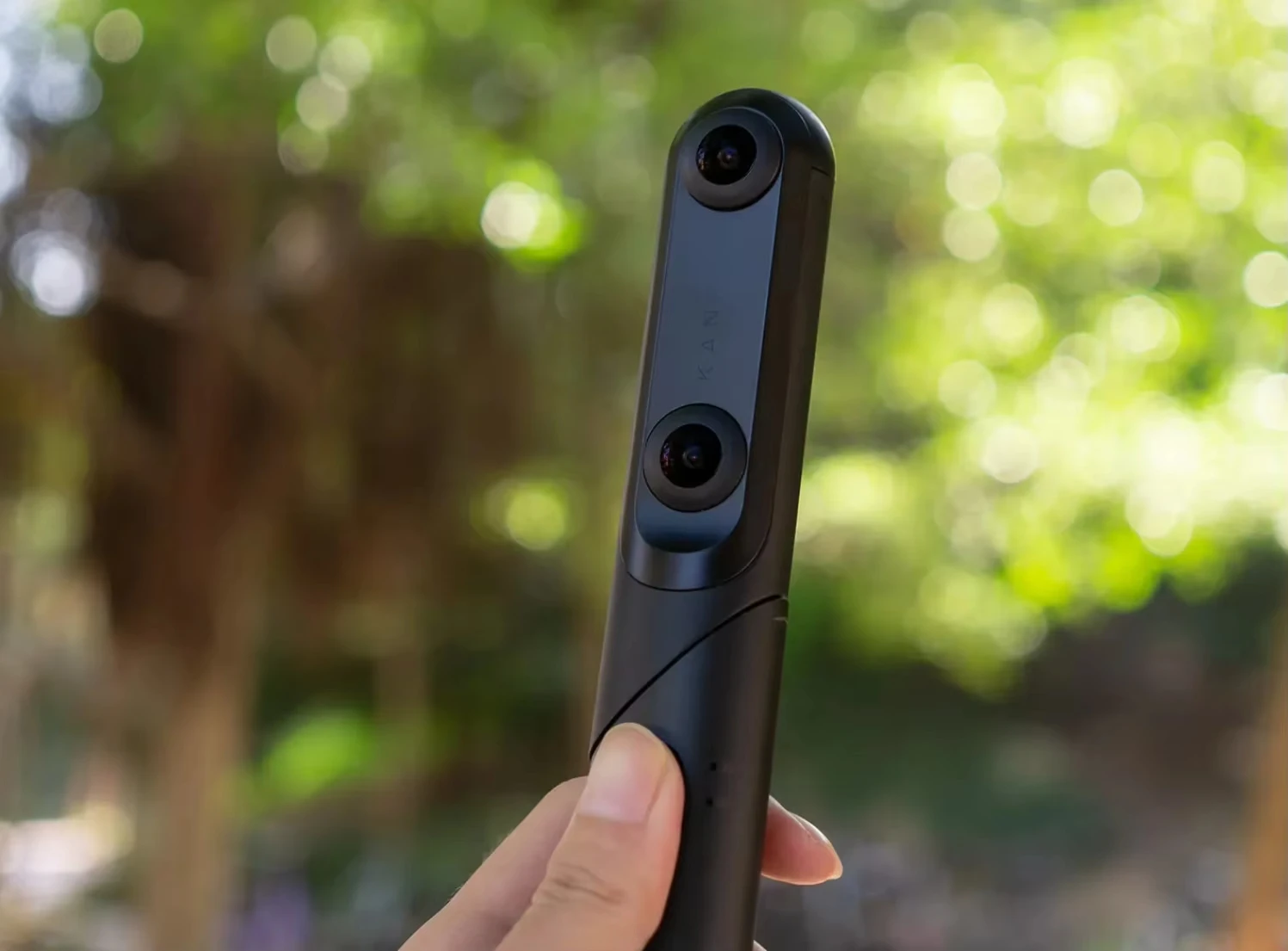 KanDao QooCam 3D Motion Camera QooCam Cucum 3D Action Camera 180&deg; VR 360&deg; 2D VR 4K UHD Video Recorder FOV 216&deg;