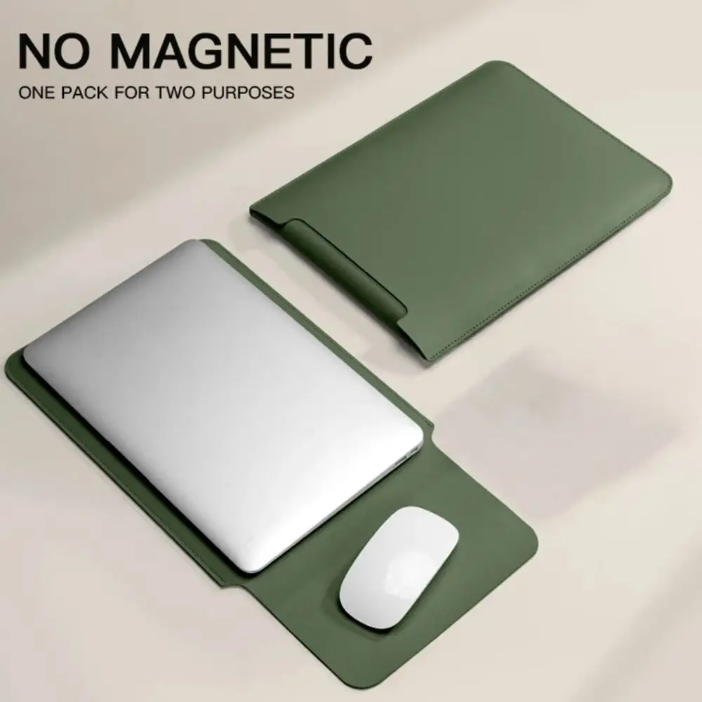 11 13 14 15 inch Laptop Sleeve Case Ultra Thin PU Leather Ultrabook Cover Shockproof Notebook Bag Protective Pouch