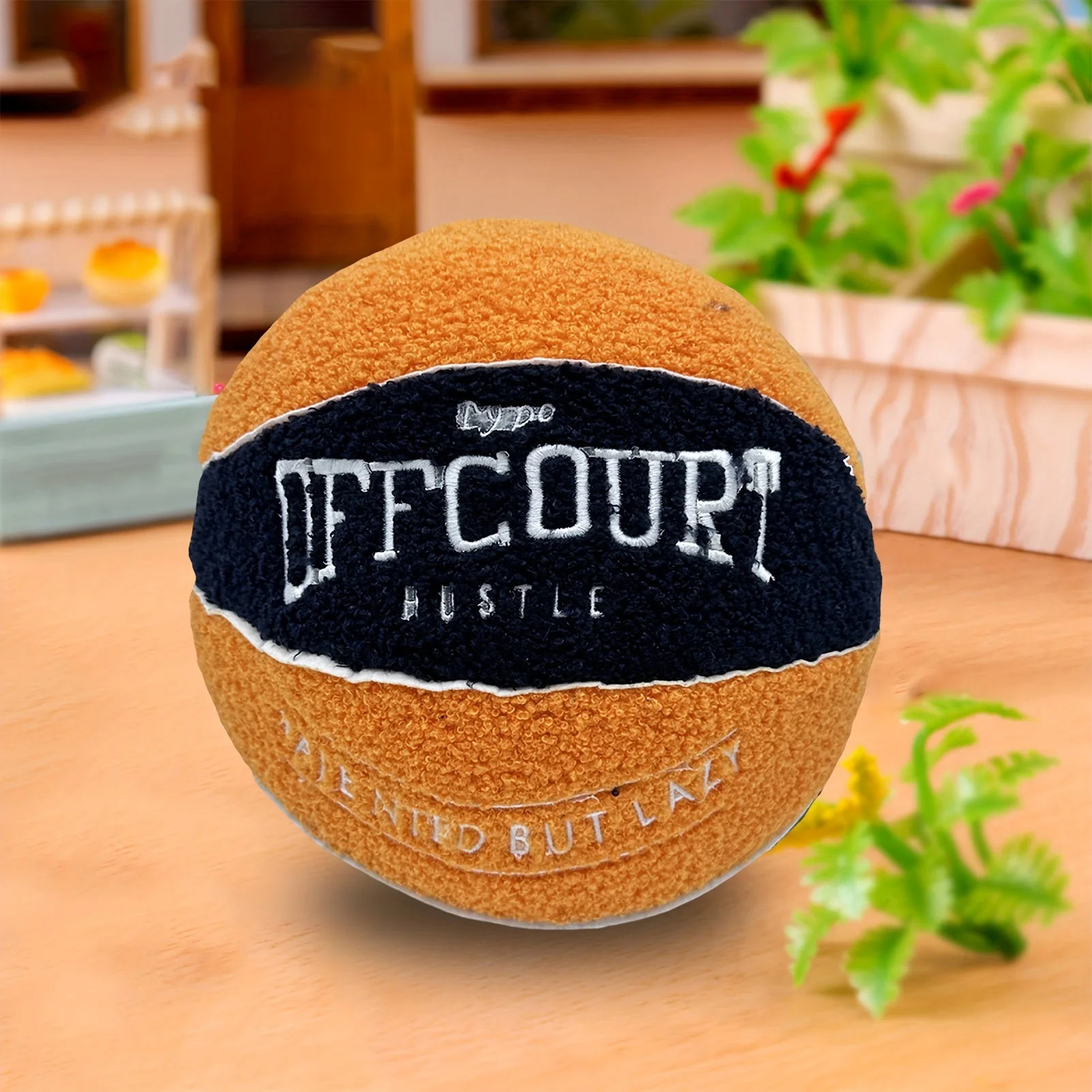 Offcourt Basketball Pillow Toys Soft Basketball Stuffed Toys Simulation 3D Ball Cuddly Plush 25cm/9.84in 5Styles