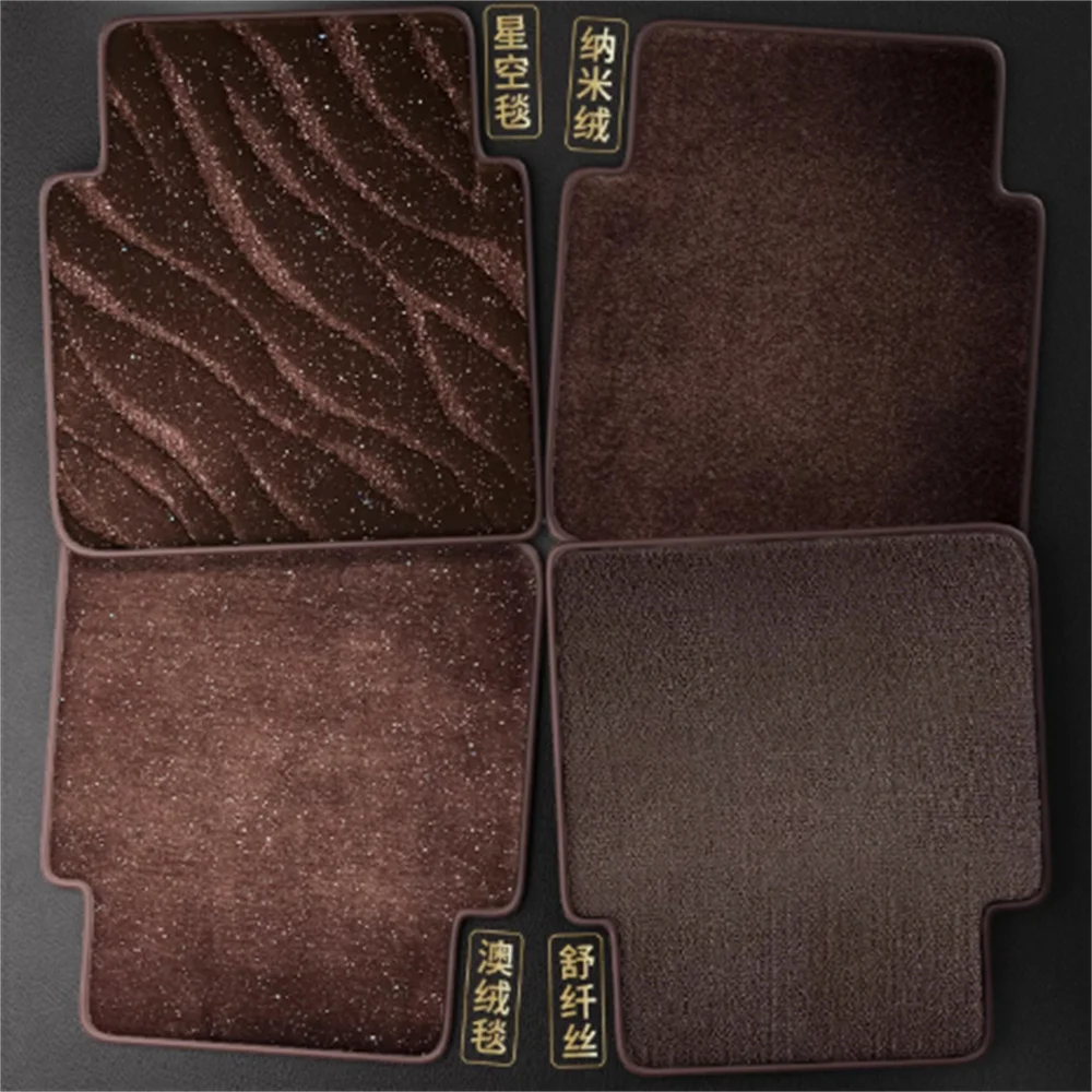 메르세데스 벤츠 G-CLASS W461 W463 2000-2025 년 자동 카펫 4PCS 별이 빛나는 하늘 담요 맞춤형 자동차 바닥 매트 Accessorie