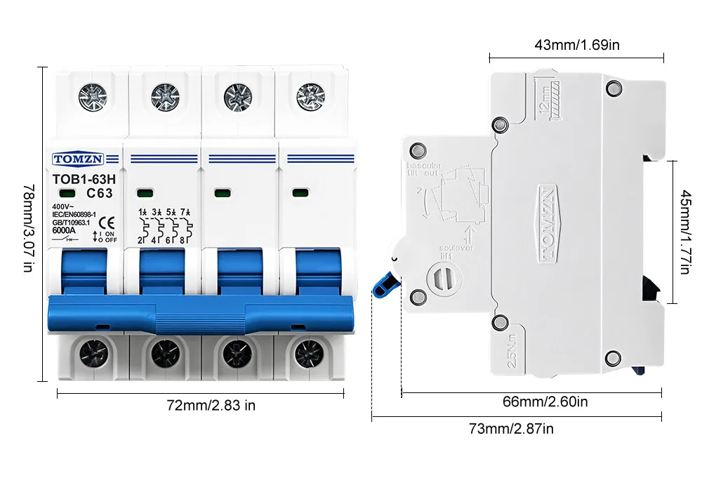 Electrical distribution components