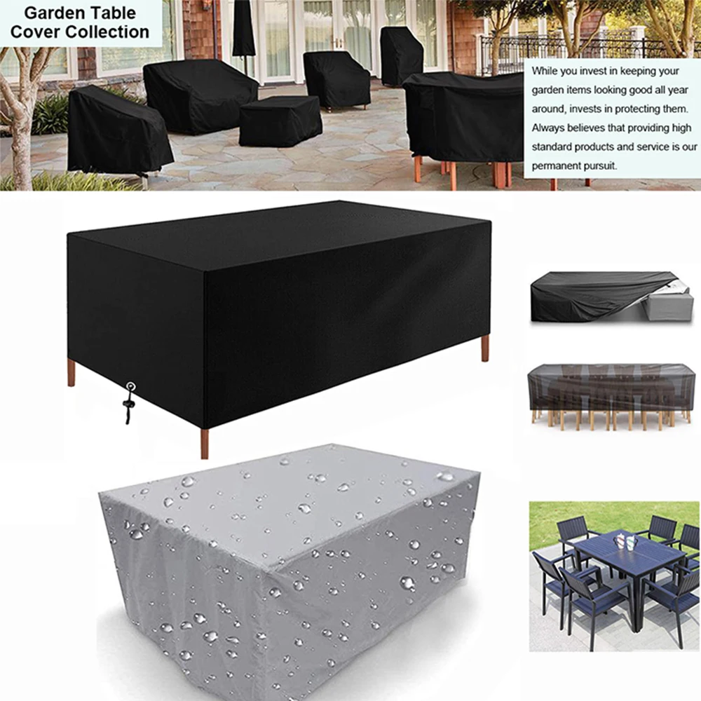 72Size Garden Furniture Covers 210D Oxford Outdoor Waterproof Anti UV