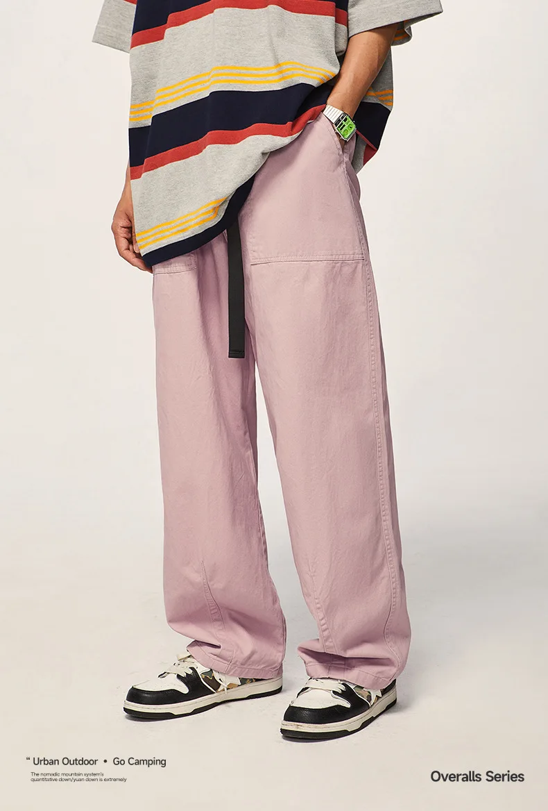 New Spring Summer Cargo Pants for Men Women Wide Pants Men's Straight Loose Pants Workwear Casual Long Pants Woman CargoPants