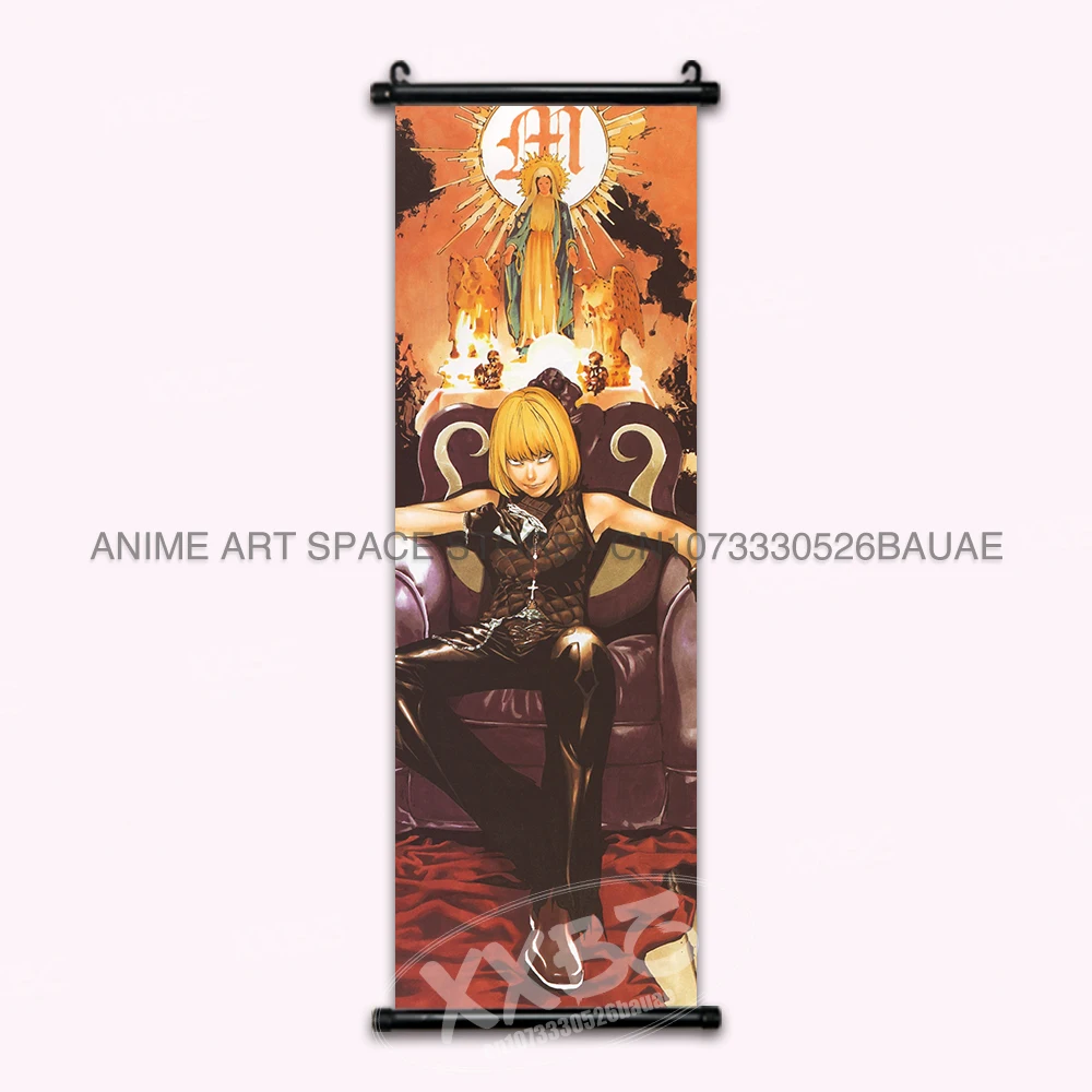 Death Note Anime Nostalgia Hanging Poster - Home Decoration Wall Art Mural Featuring Yagami Light and Ryuk
