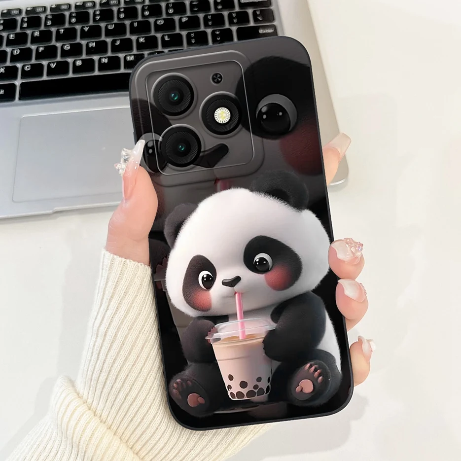Cute Fashion Cartoon Soft TPU Phone Case - Stylish Protective Back Cover Bumper
