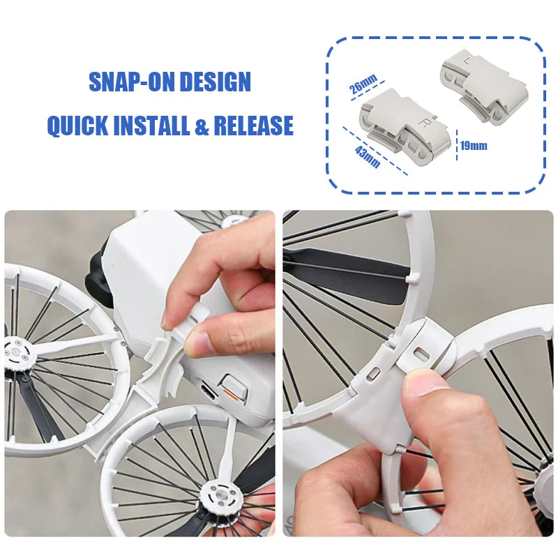 Boucle anti-vibration DJI FLIP - Fixation bras drone