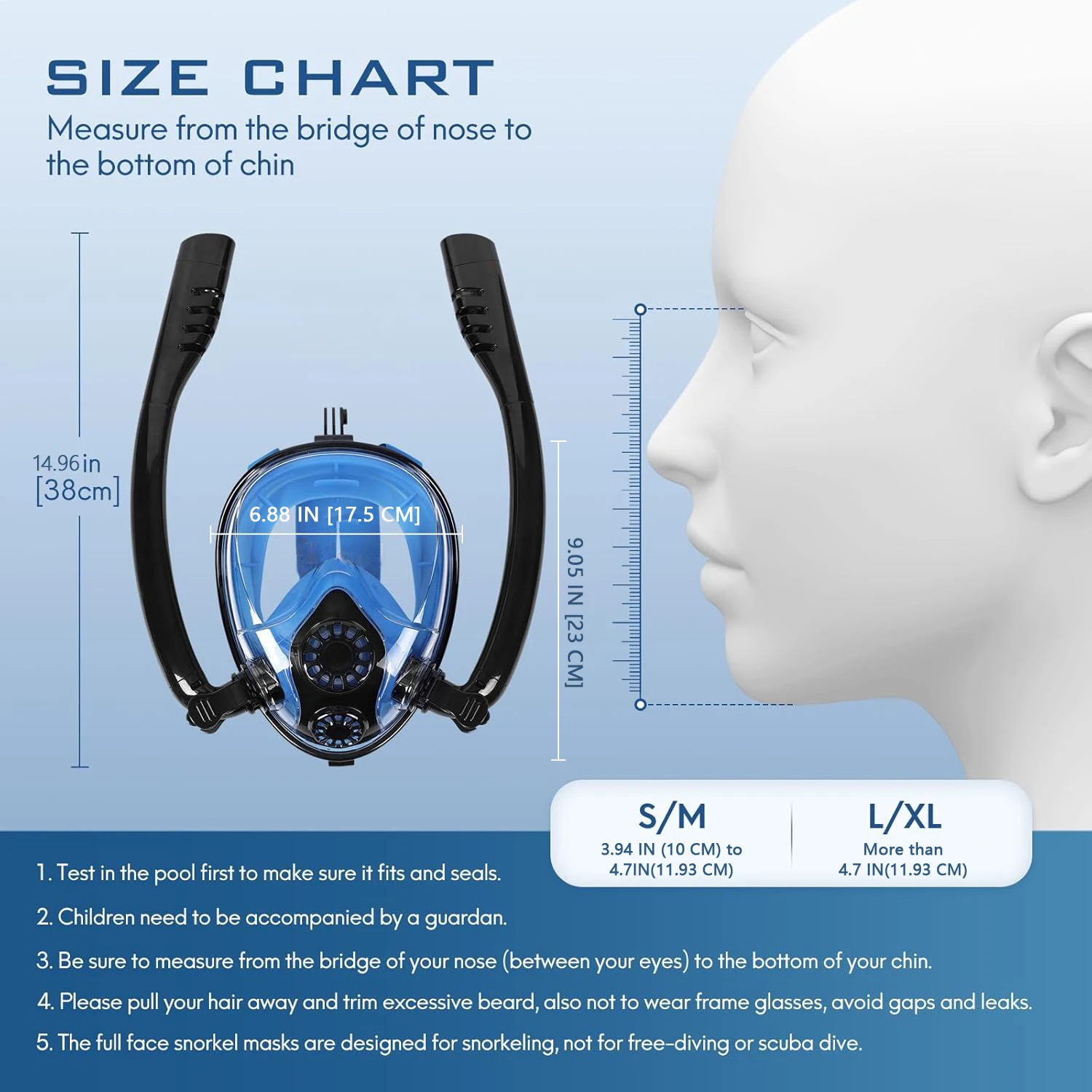 Full Face Snorkel Mask 5