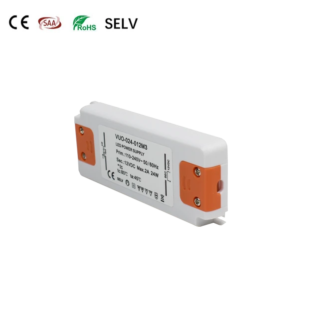 Constant Voltage DC 12V 24W 40W 60W Power Supply Transformer Source Adapter  For COB Led Strip