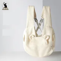 Comfort Pet Dog Backpack Bag Kitten Carrier Outdoor Travel Breathable Cross Design Chest Backpack Bag Pet Supplies 2