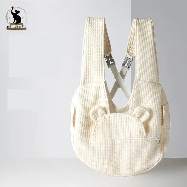 Comfort Pet Dog Backpack Bag Kitten Carrier Outdoor Travel Breathable Cross Design Chest Backpack Bag Pet Supplies 2