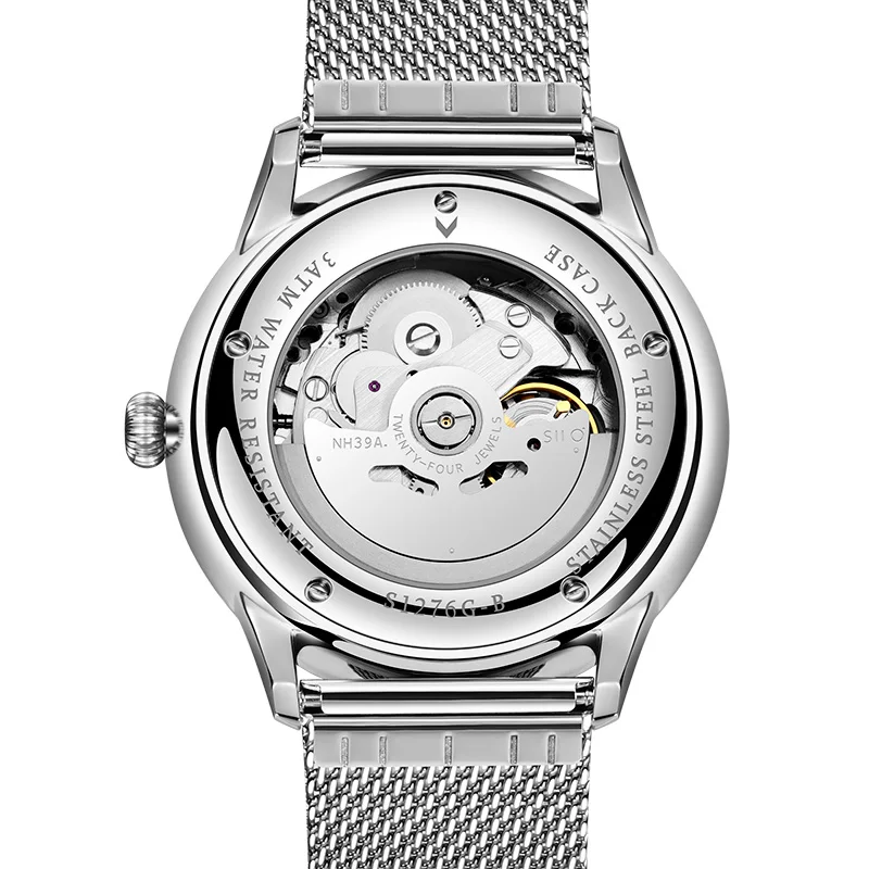High-End Top Brand Luxury SKROX Japanese Movement NH39A Waterproof 316L Stainless Steel Mechanical Automatic Men Rare Wristwatch