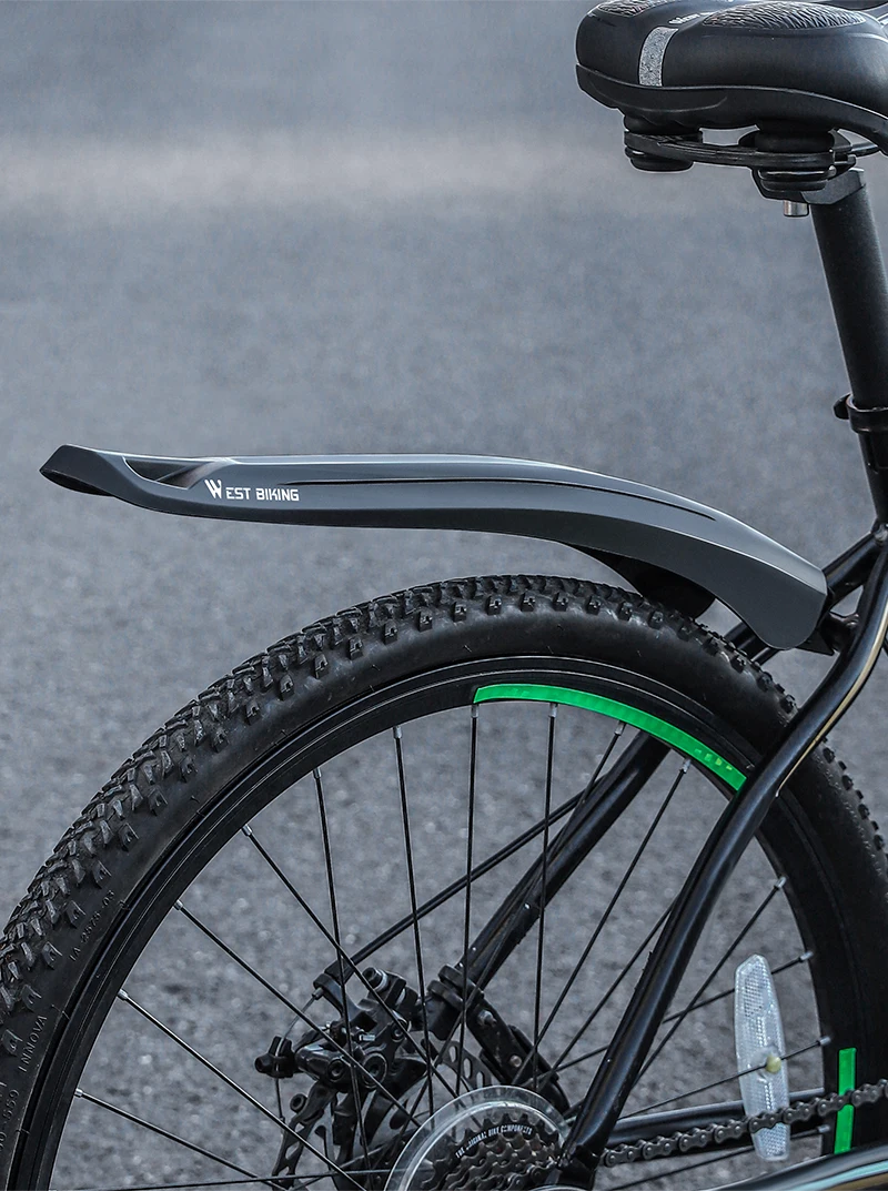 Description Picture 4 of itemWEST BIKING Road Bike Fenders Bicycle Front Rear 26/27.5/29 Inch Bike Wheel Mudguard Shock Widened Splash Protector Bicycle Part