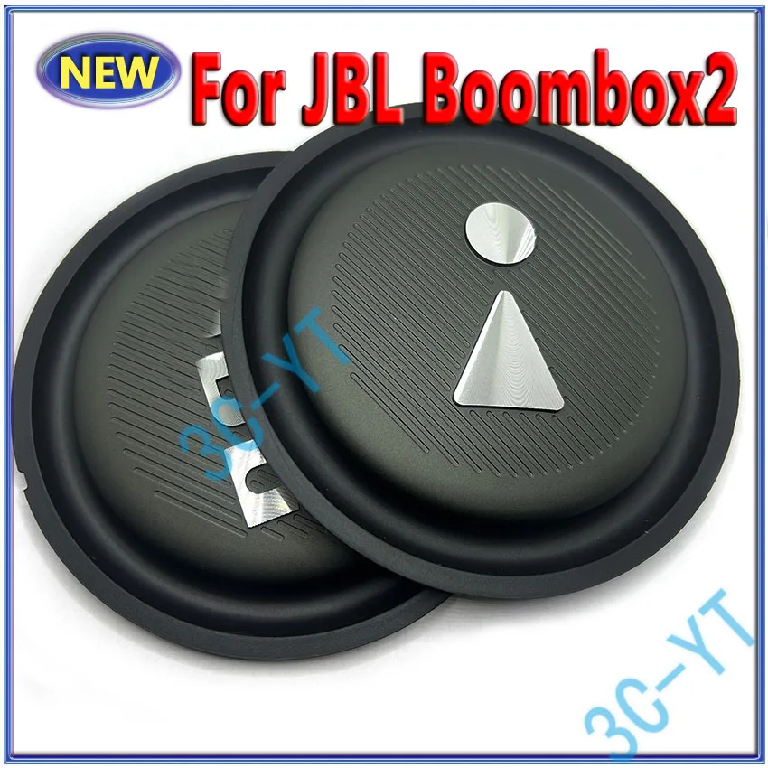 1Pair New For JBL Boombox2 ND Speaker Black Horn Vibration Film Passive