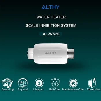 ALTHY IPSE Terminal Scale ยับยั้ง Water Softener System Descaler Anti Limescale & Hard Water สําหรับเครื่องทําน้ําอุ่นฝักบัวกรอง 2