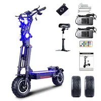 Trottinette électrique intelligente NFC en alliage d'aluminium améliorée, 72V 50A 10000W, pneus tout-terrain/urbains de 14 pouces, vitesse 120 km/h 2