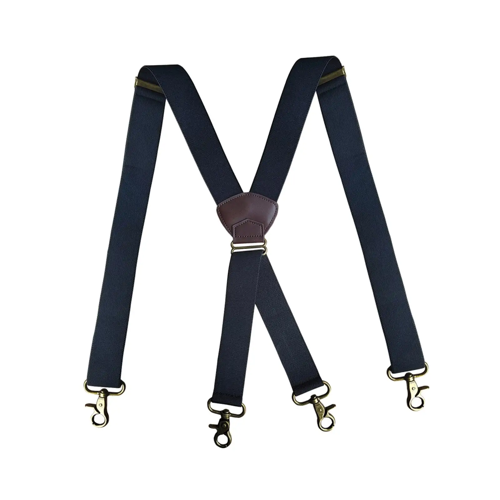 Men Suspenders Portable Fashion with 4 Swivel Hook Clips Trousers Braces for Festivals Party Cocktail Dress suits Holidays