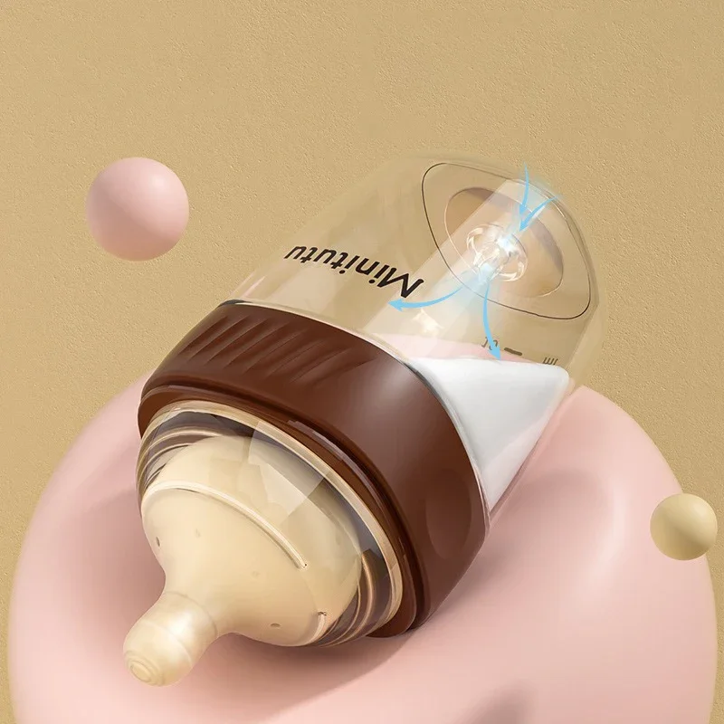 160ML/ 240ml Glass Milk Bottle for Newborn Babies Feeding Bottle Anti-Choke Baby Infant BPA Free 0-1Y milk bottle feeding bottle glass milk bottle baby feeding utensils
