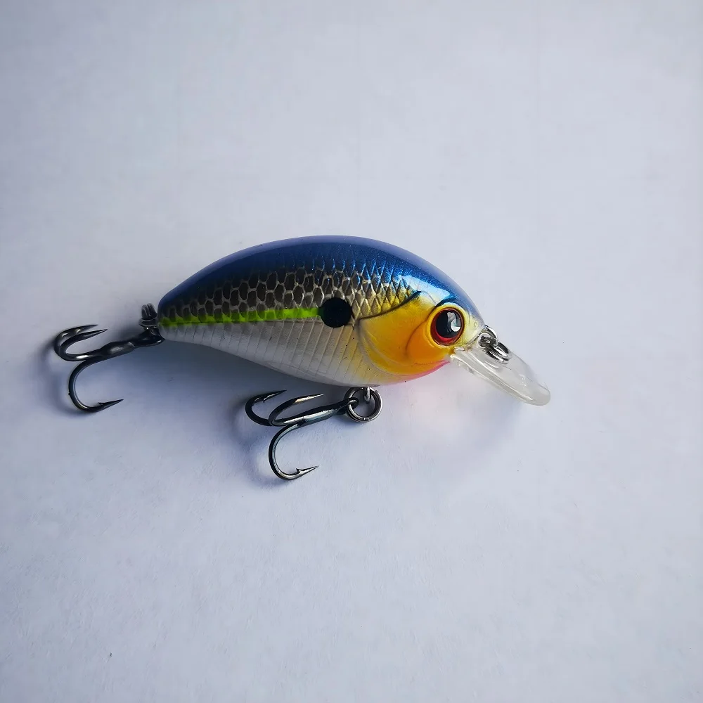 Bass legend Angeln Forelle lockt Square Bill Kurbel köder Flach tauchen Laufen Kurbel köder Wobbler Black Bass 36mm 4,5g 36f – Detail 5