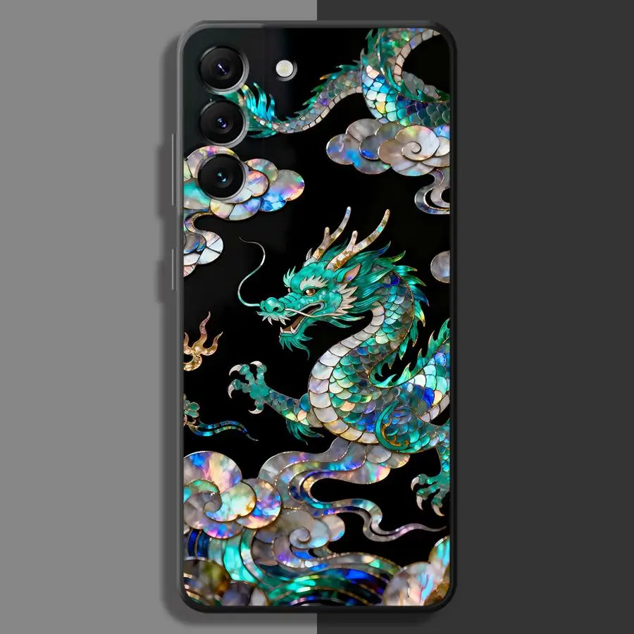 Mystic Clouds Dragon Tiger Phone Cover Case