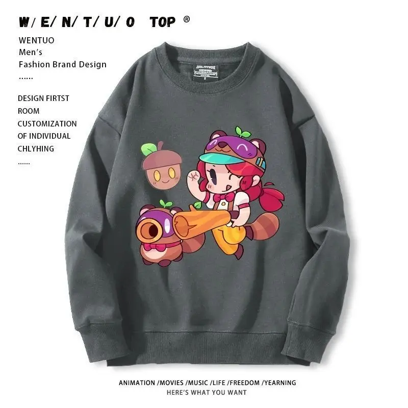 thumbnail image 1 of Suéter de cuello redondo perimetral de Jesse del juego BrawlStars, ropa de lana para otoño e invierno para adolescentes, ropa para niños, ropa de niña Bluey, 1 of 5