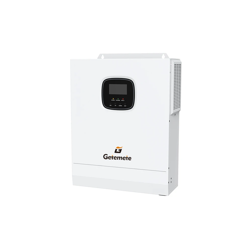 게테메테 맥스 PV 입력 전압 500VDC 하이브리드 인버터 5KW 48V 110/120VAC MPPT 80A 순수 사인파 태양광 충전기 IP20 보호