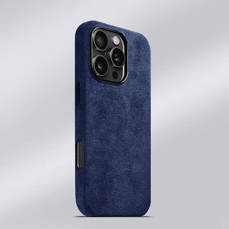 Premium Italian Suede Magnetic Luxury Flip Case - Supercar Inspired Leather Finish