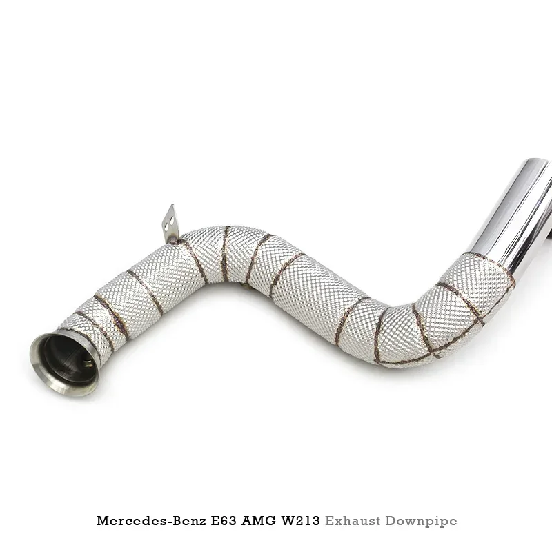 Section High flow Pipes branch downpipe Exhaust Pipe with for E63 S W213 4.0TT