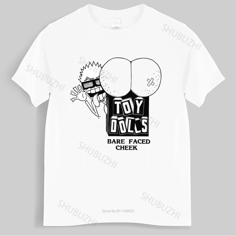 Мужские летняя хлопчатобумажная футболка Свободные топы, игрушечные куклы с открытым лицом, в стиле панк-рок, Великобритания, футболки SUBS, женские футболки унисекс