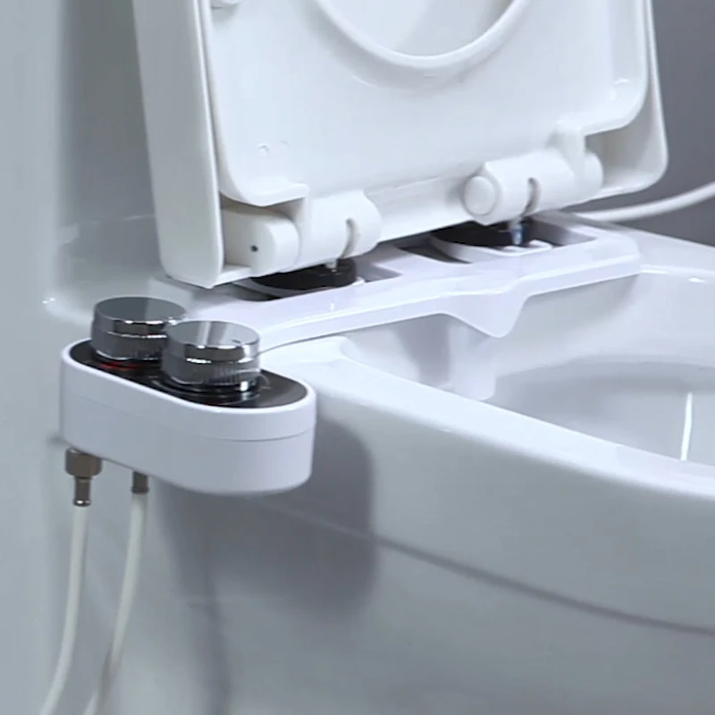 NonElectricSmartBidetAttachmentSelfCleaningDoubleNozzleHotand