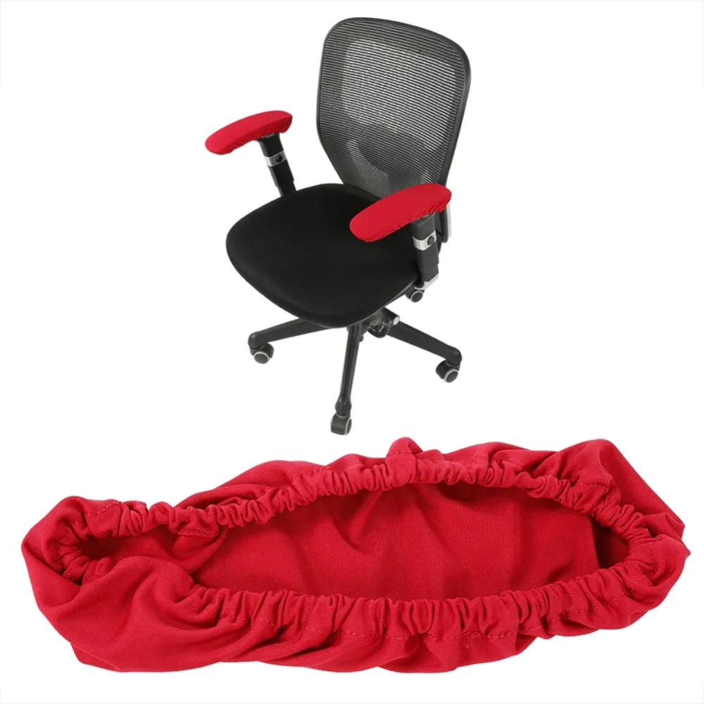 Elastic Stretchable Armrest Covers - Set of 2, Breathable and Removable