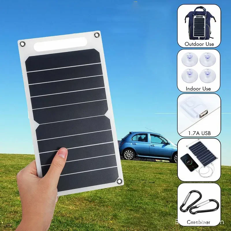 Portable Solar Panel Solar Charger Panels 30W Solar Panel USB Waterproof Outdoor Hiking Camping Mobile Phone Charging