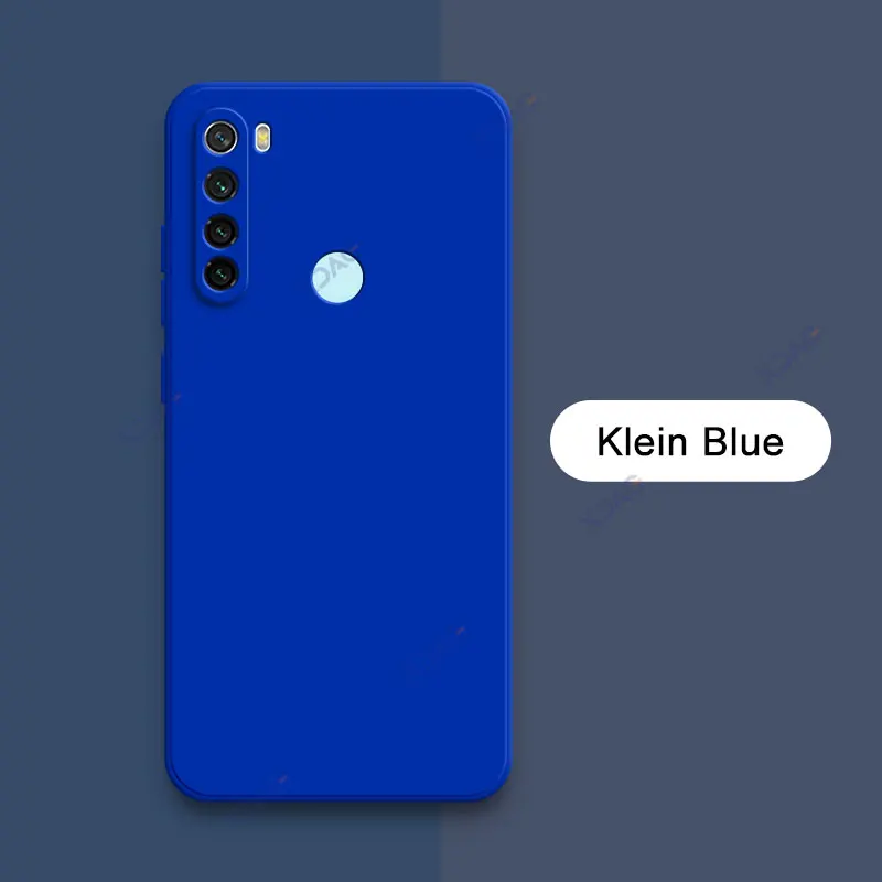 Silicone Square Shockproof Phone Case – Soft, Protective, and Cute Back Cover