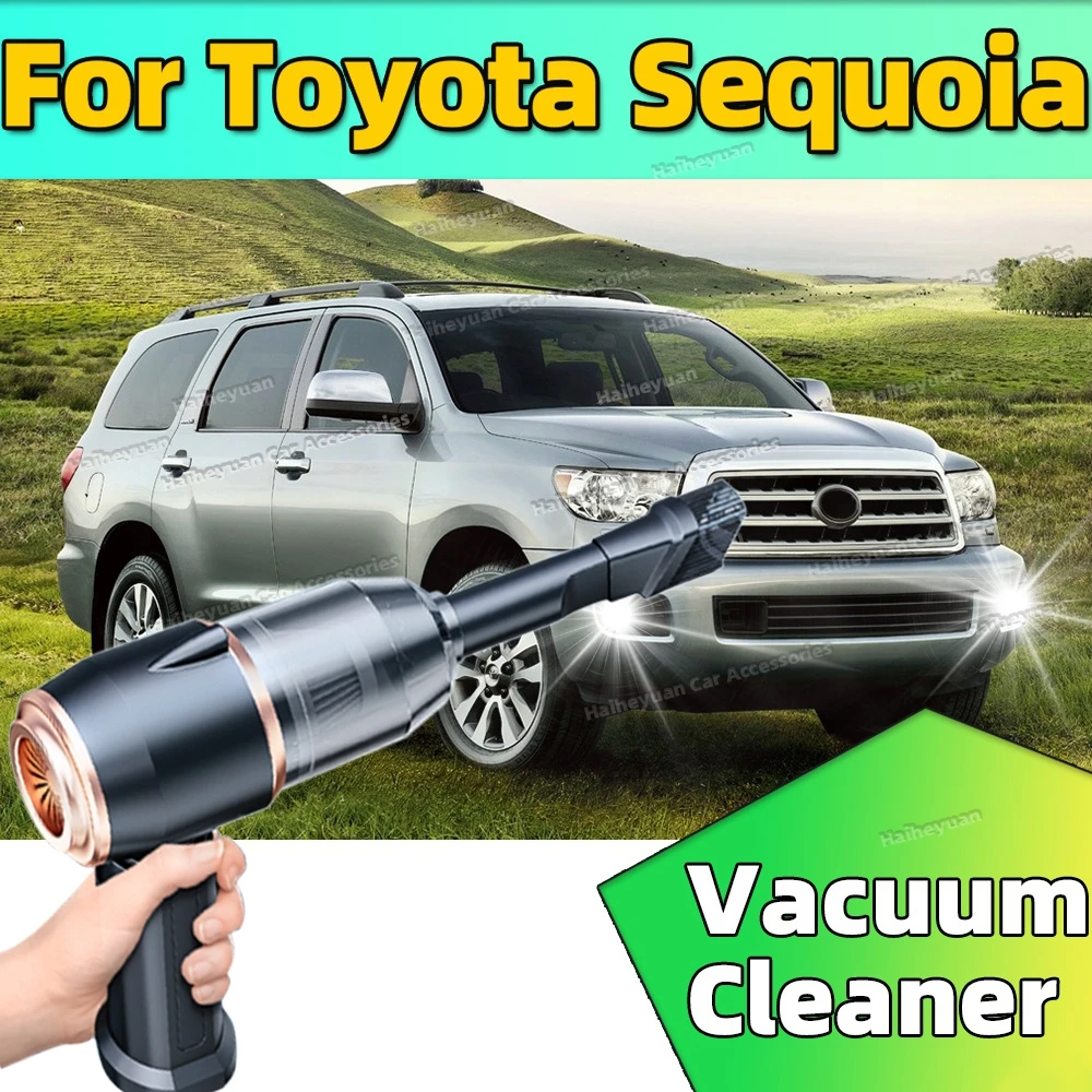 For Toyota Sequoia Car Vacuum Cleaner Portable Wireless Handheld Mini Cleaner Low Noise 135000PA High Power multifunctional