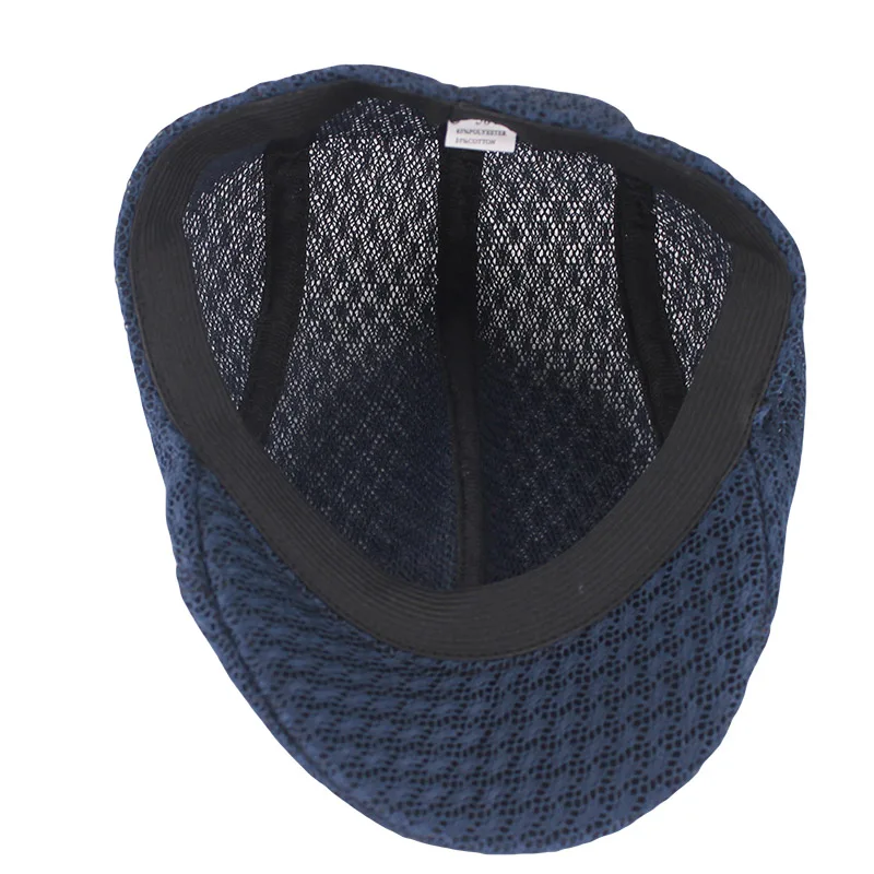 Neue Sommer Erwachsene Männer Baskenmütze Hut Atmungsaktive Frauen Mode Flache Schirmmütze Casual Berets Retro Sonnenhut Frauen Kappen – Detail 9
