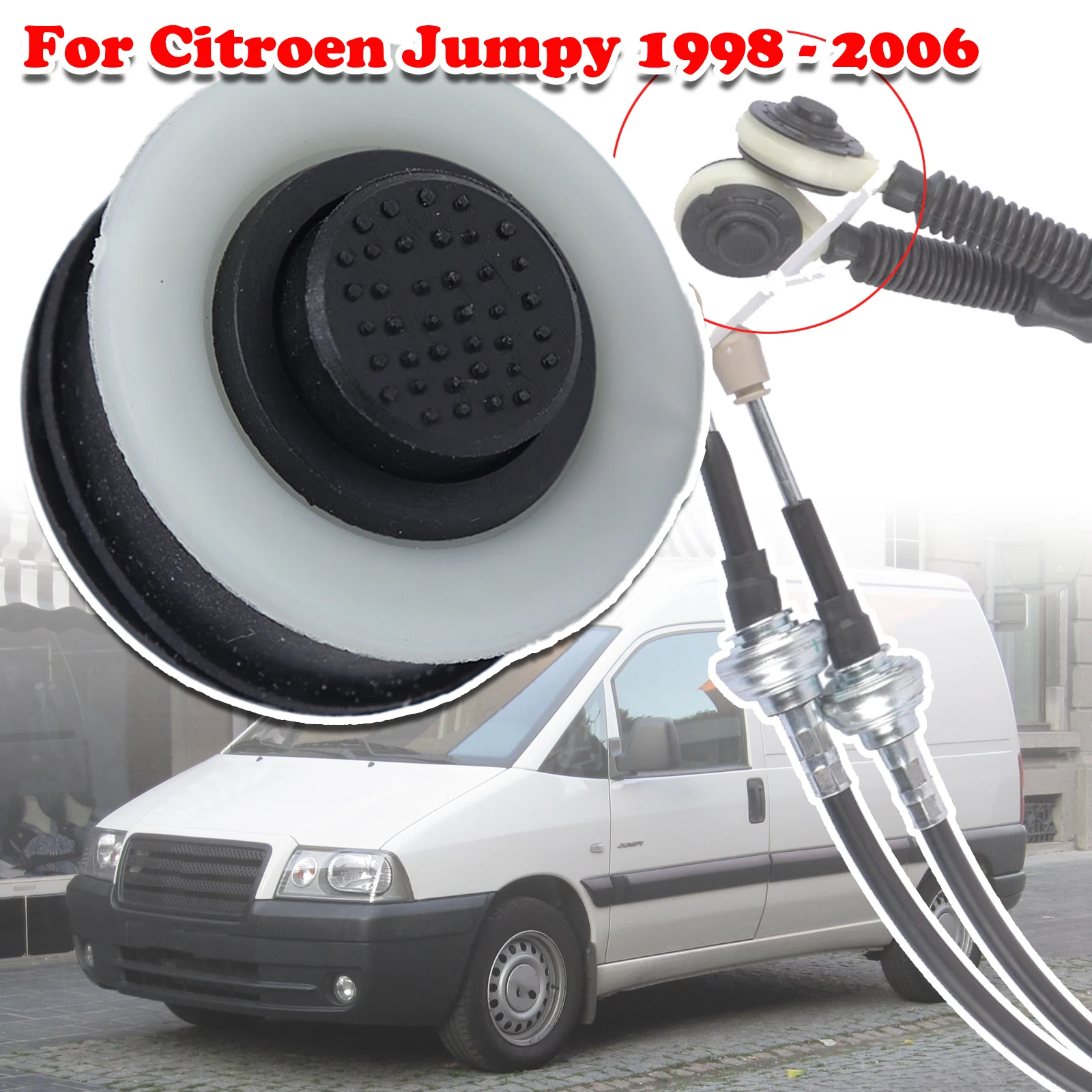 Gear Shift Cable Linkage Pivoted Bushing Shifter Lever Selector End Rod Connect 2444AY For Citroen Jumpy 1998 1999 2000-2006
