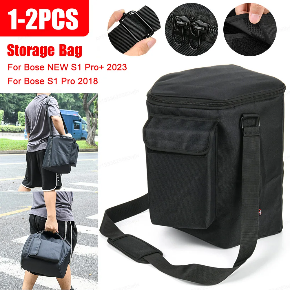 

Travel Carrying Case Anti-Drop Protective Bag Case with Handle&Shoulder Strap&Accessory Pocket for Bose S1 Pro/for Bose S1 Pro+