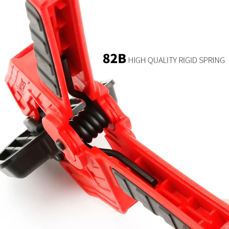 Description Picture 4 of itemHeavy Duty Spring clamp DIY Woodworking Tools Wood Work Plastic Nylon Clamps Spring Clip for Carpenter with a Bubble Level