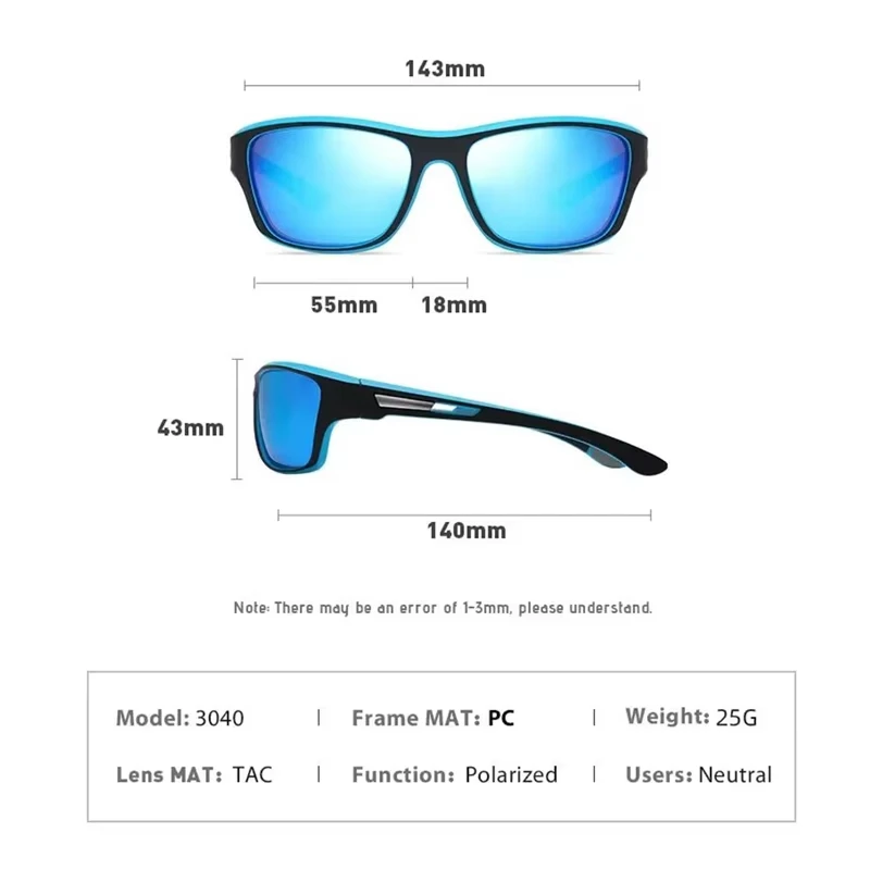 Polarized UV400 Protection Fashion Sunglasses