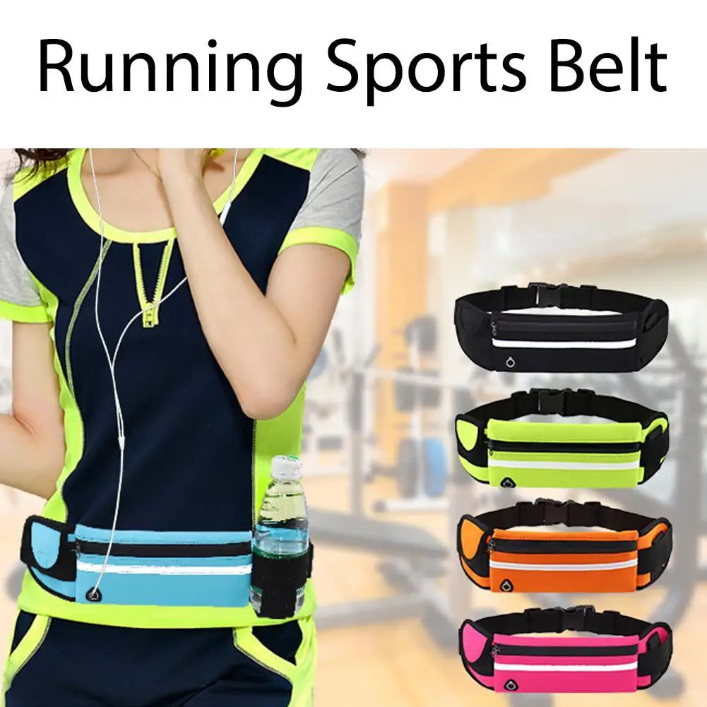 Running Sports Belt Waist Pack Pockets For Men Women Hiking Outdoor Stretch Sports Belt Waist Pack Pockets Running Fanny Pack