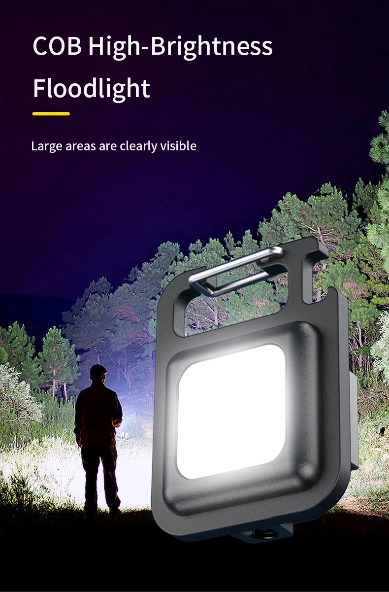 AIYATO Multifunction Locator Bluetooth Tracker Rechargeable floodlight Keys Find