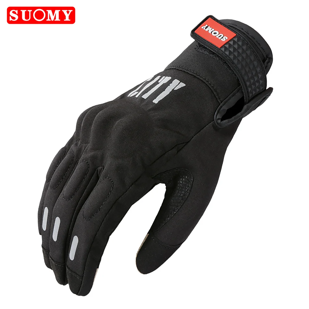 SUOMY Winter Motorcycle Gloves Touch Screen Motorcross Waterproof Windproof Protective Winter Gloves Men Guantes Moto Luvas XXL motorcycle gloves sports gloves winter gloves