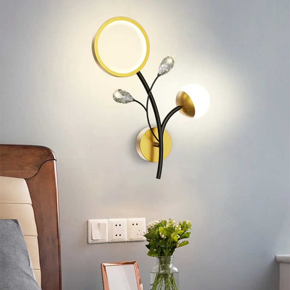

Nordic Modren Wall Lamp Light-Luxury Creative Restaruant Cafe Lights Home Wall Decoration Living Room Bedroom Bedside Droplight