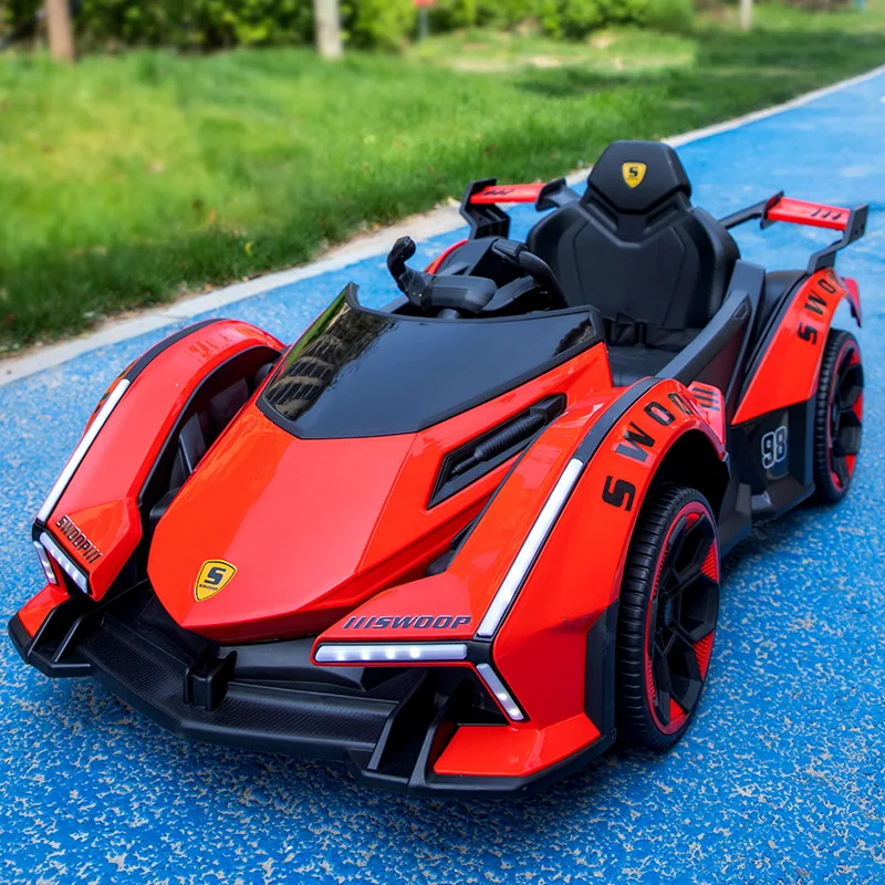 New Children's Electric Car Drift Racing Dual Drive Ride on Car